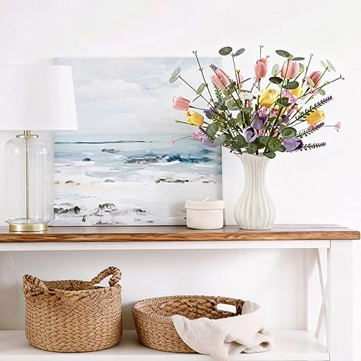 🌸 Charming Wildflower Faux Flower Bouquet 🌼 | Elegant Home & Wedding Table Centerpiece ✨ | Perfect for Decor Lovers