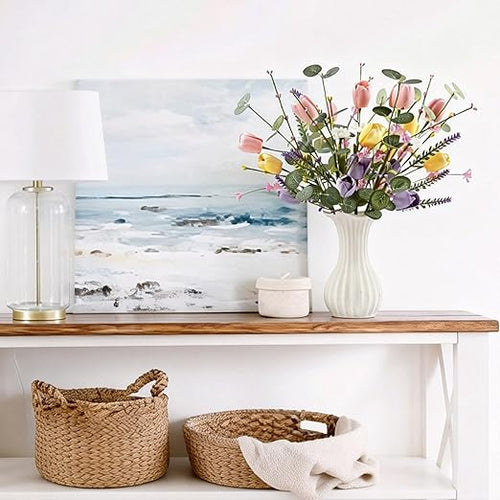 🌸 Charming Wildflower Faux Flower Bouquet 🌼 | Elegant Home & Wedding Table Centerpiece ✨ | Perfect for Decor Lovers